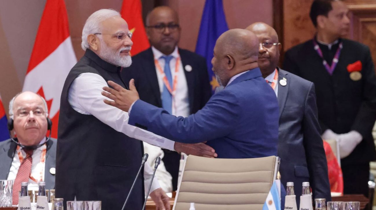 အိန္ဒိယက အာဖရိကနှင့် ထိတွေ့ဆက်ဆံမှုများ မြှင့်တင်